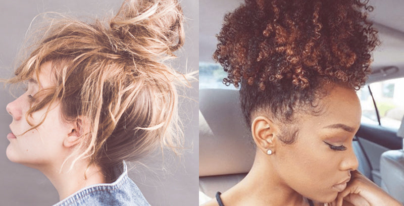Curly Hair & Natural Hair Favorites: The Messy Bun & More Sexy Looks!